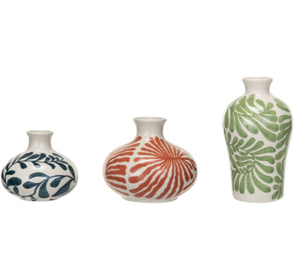 Abstract Stoneware Vase