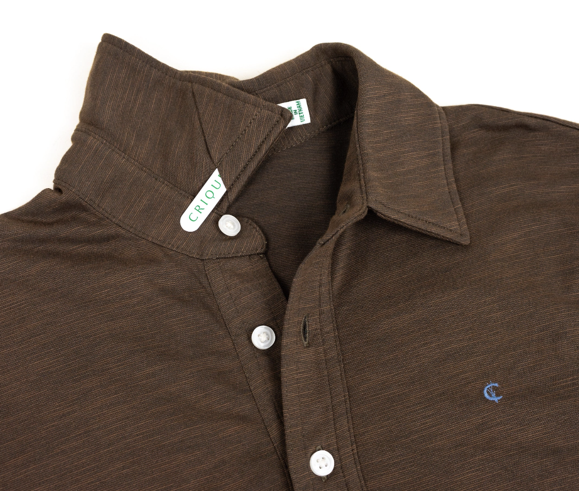 Brrr Long Sleeve Range Polo - Single Malt