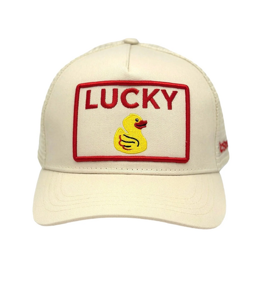 Lucky Duck Trucker - Cream