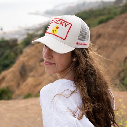 Lucky Duck Trucker - Cream