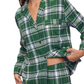 Flannel Long PJ - Tartan Plaid Forest Green