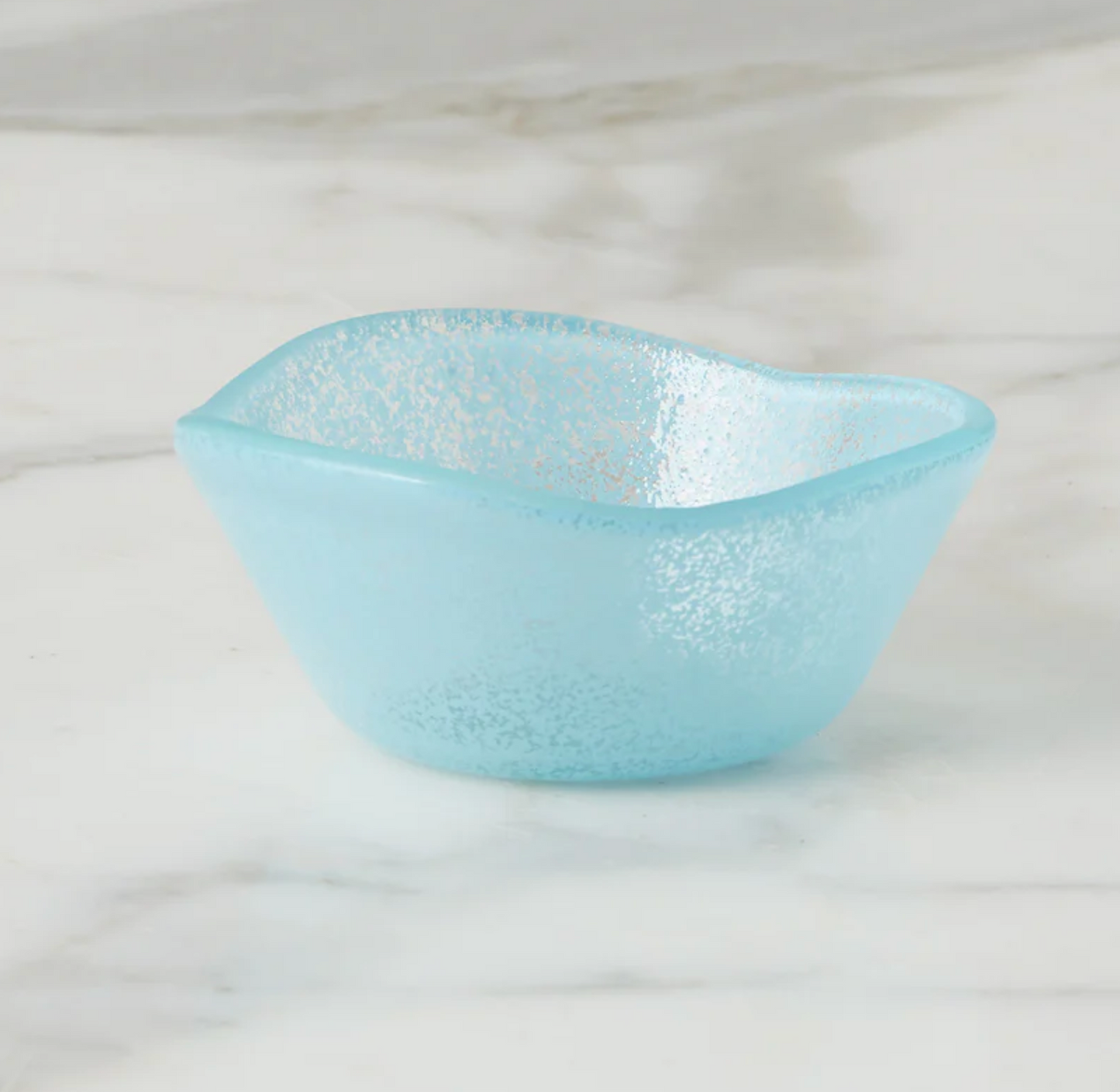 Glass Dipping Bowl - Blue