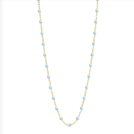 Classic Gigi Necklace - 17.7" - Baby Blue