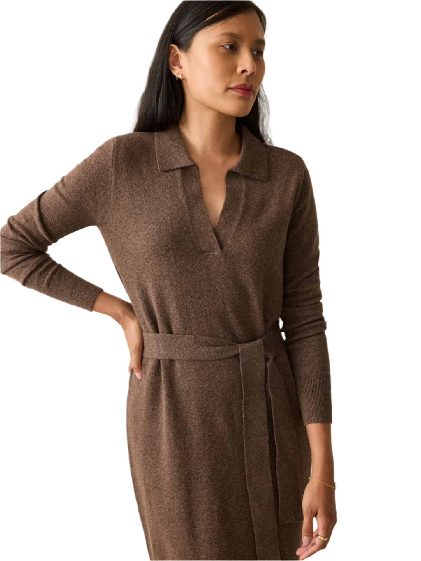 Jackson Sweater Dress - Mocha Heather