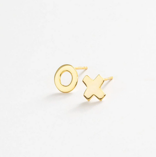 Alice "XO" Earrings - Gold