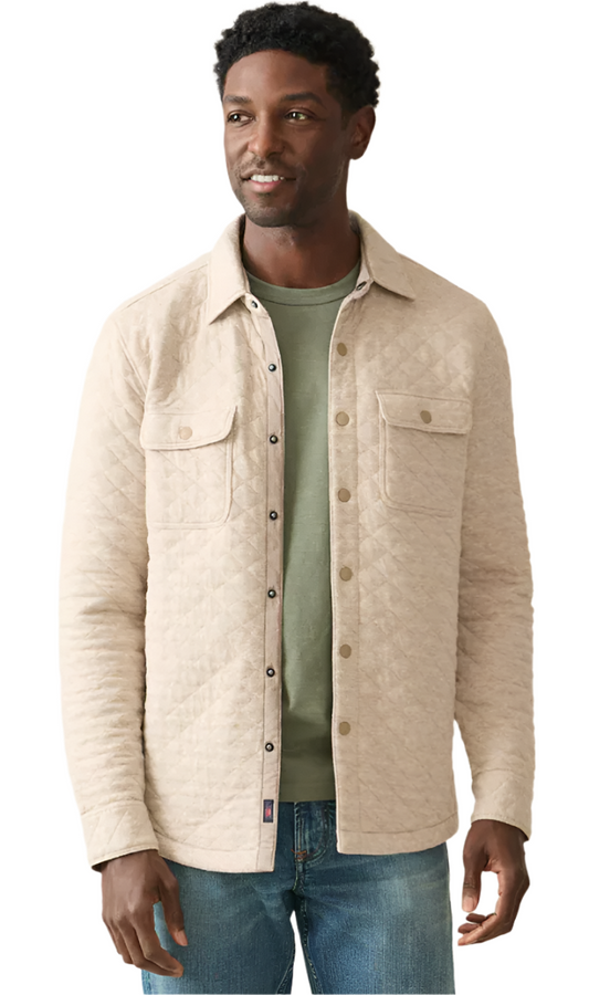 Epic Quilted Fleece CPO - Oatmeal Melange