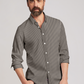 Movement Shirt -  Charcoal Tan Gingham