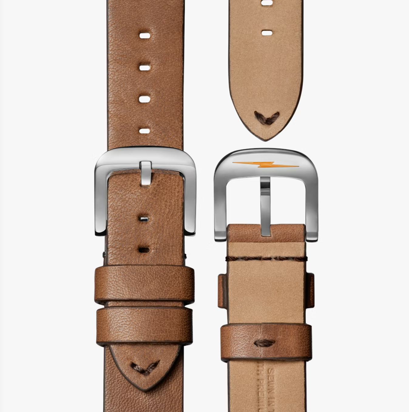 Runwell Sub Second - 41mm - Alabaster | British Tan Strap