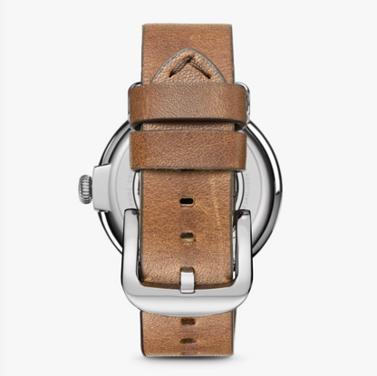 Runwell Sub Second - 41mm - Alabaster | British Tan Strap