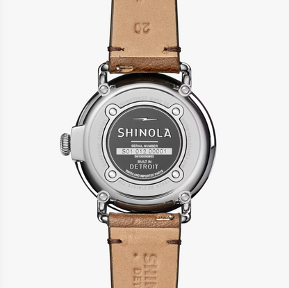 Runwell Sub Second - 41mm - Alabaster | British Tan Strap