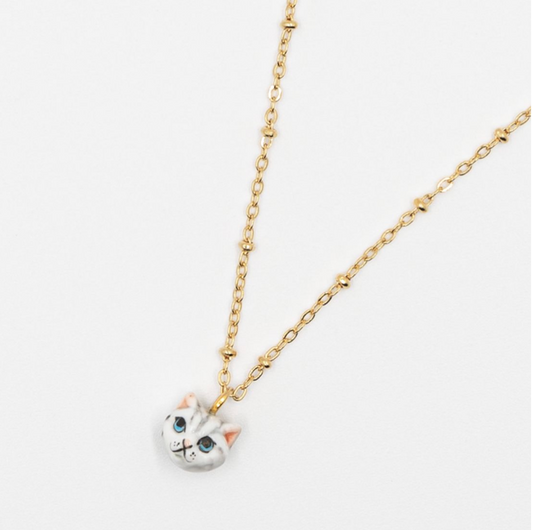 Tabby Cat Necklace