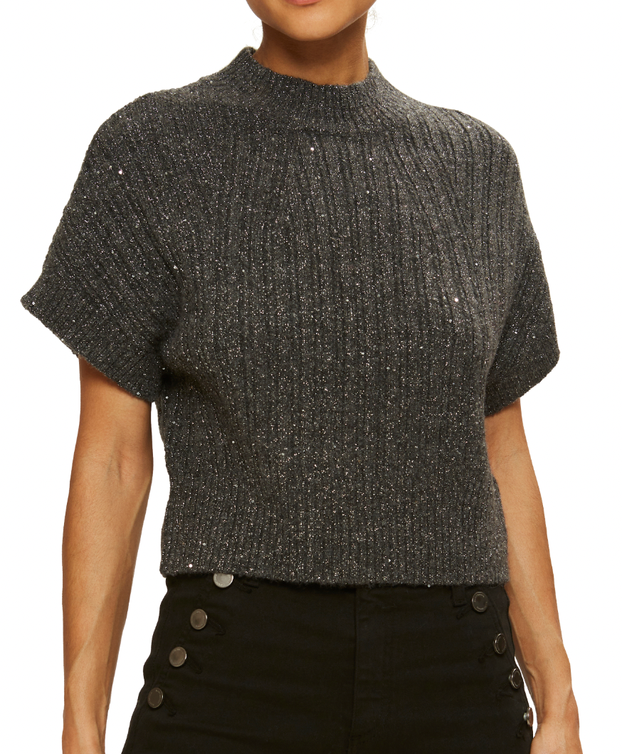 Amadeus Short Sleeve Wool Sweater