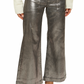 Cropped Metallic Clifford Jean - Gunmetal Metallic