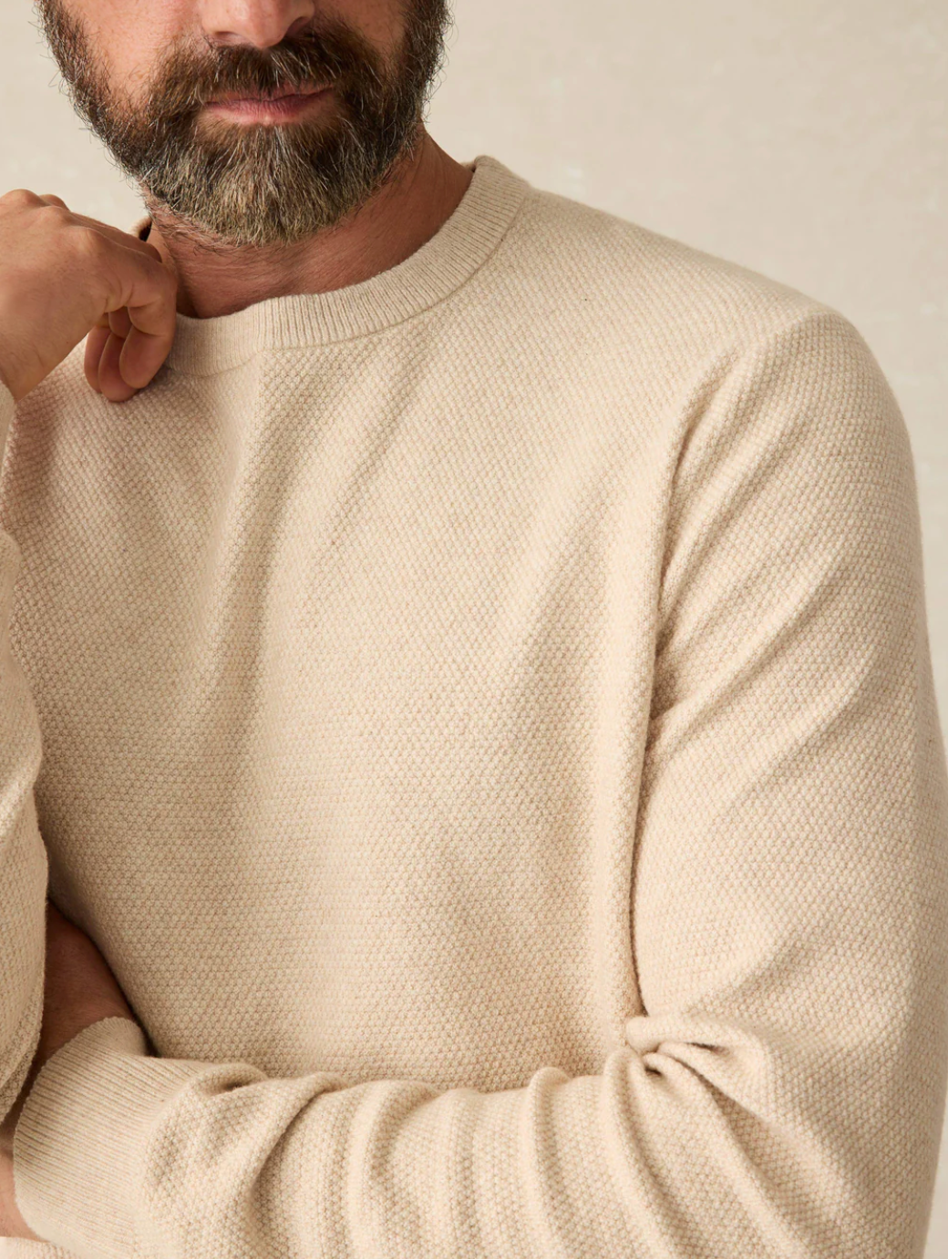 Jackson Crew Sweater - Seapoint Sand Heather