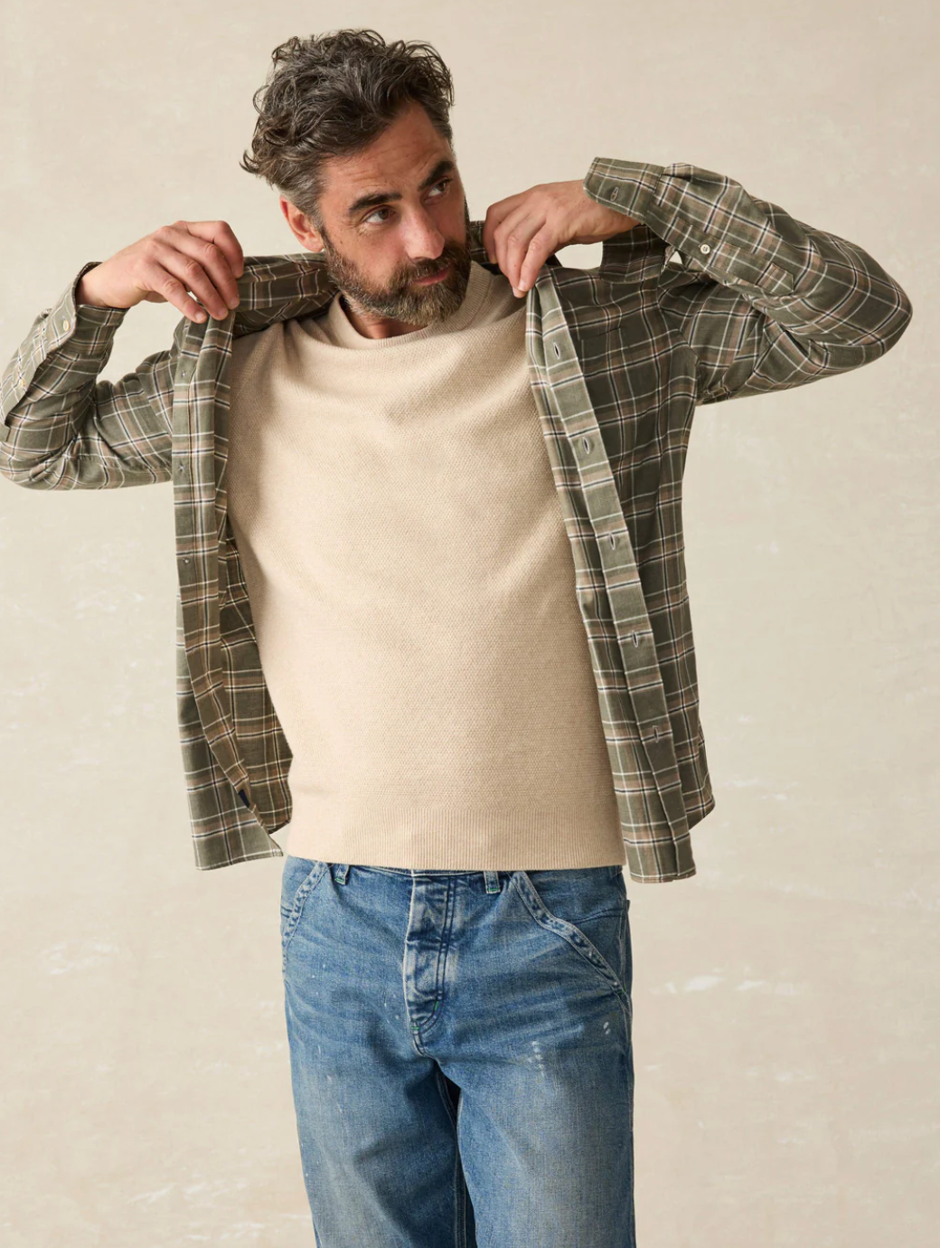 Jackson Crew Sweater - Seapoint Sand Heather