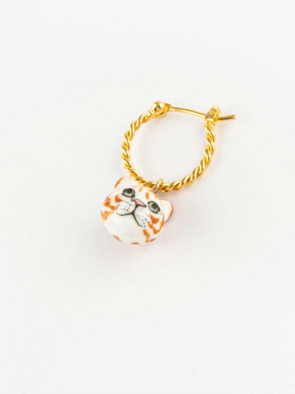 Mini Earring - Tiger