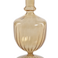 Venetian Spiral Vase - Urn Shape | Amber