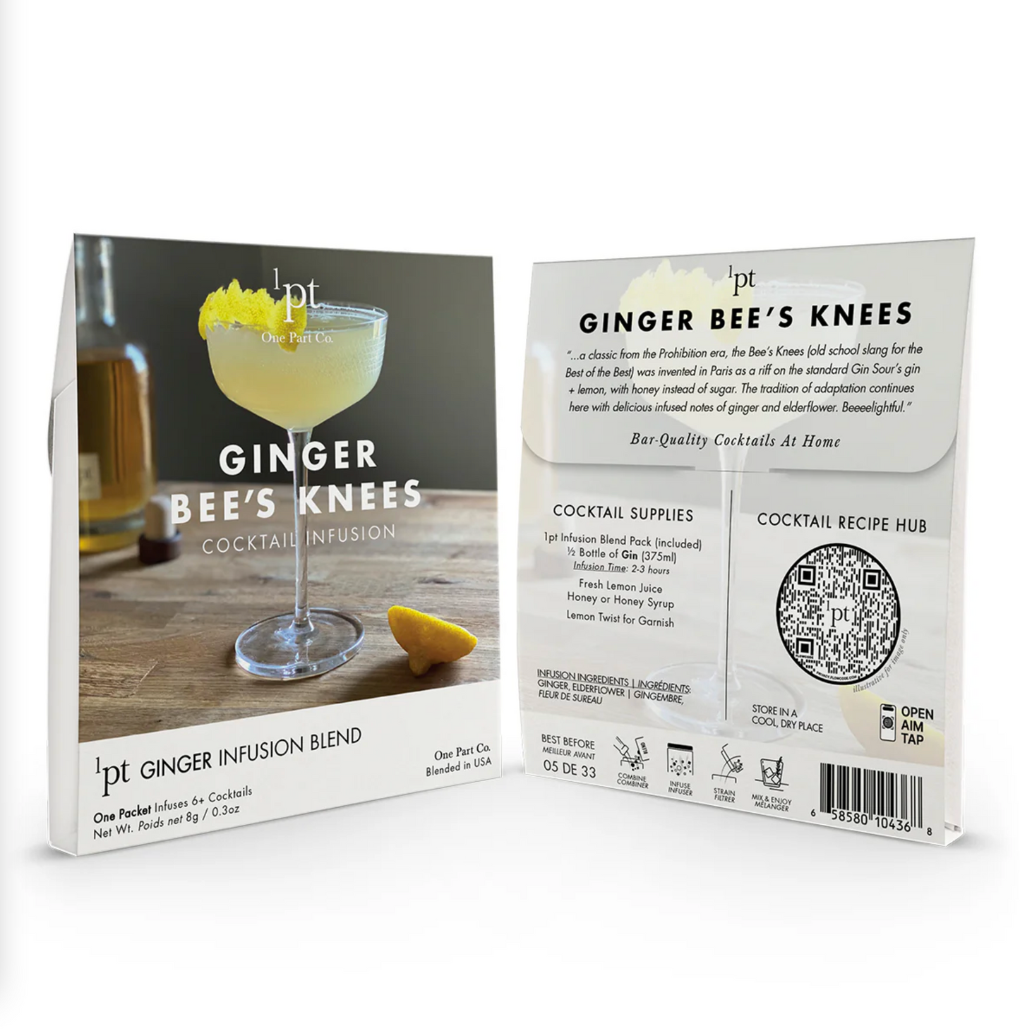 1pt Cocktail Pack - Ginger Bees Knees