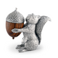 Squirrel w. Wood Acorn Salt & Pepper Set