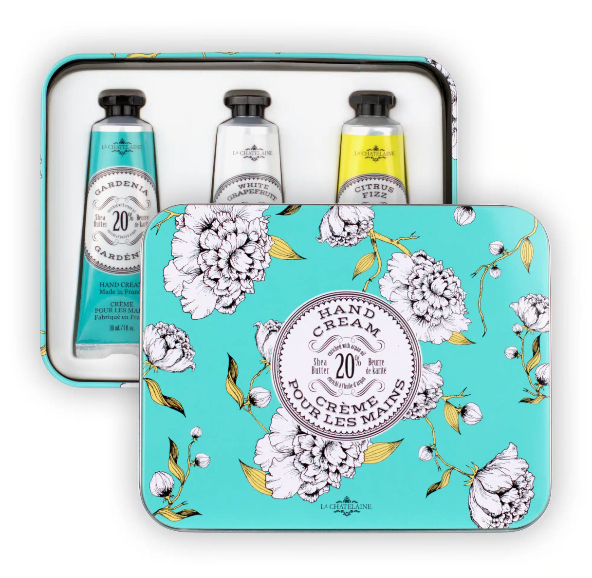 Hand Cream Trio Tin | Tiffany Blue