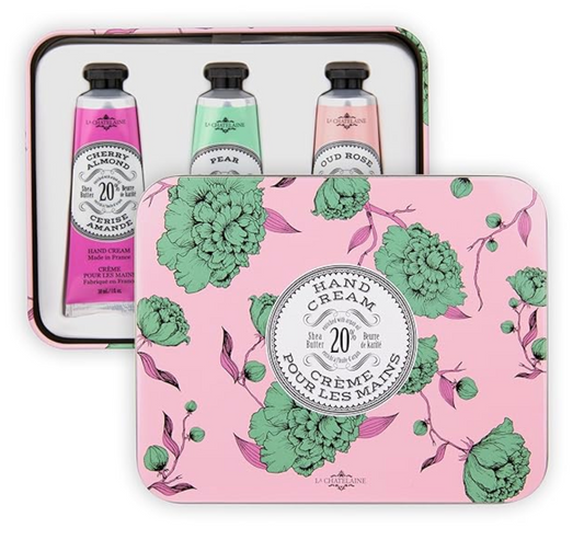 Hand Cream Trio Tin | Rose