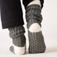 Snow Bunny Slipper Sock | One Size - Fawn/Storm