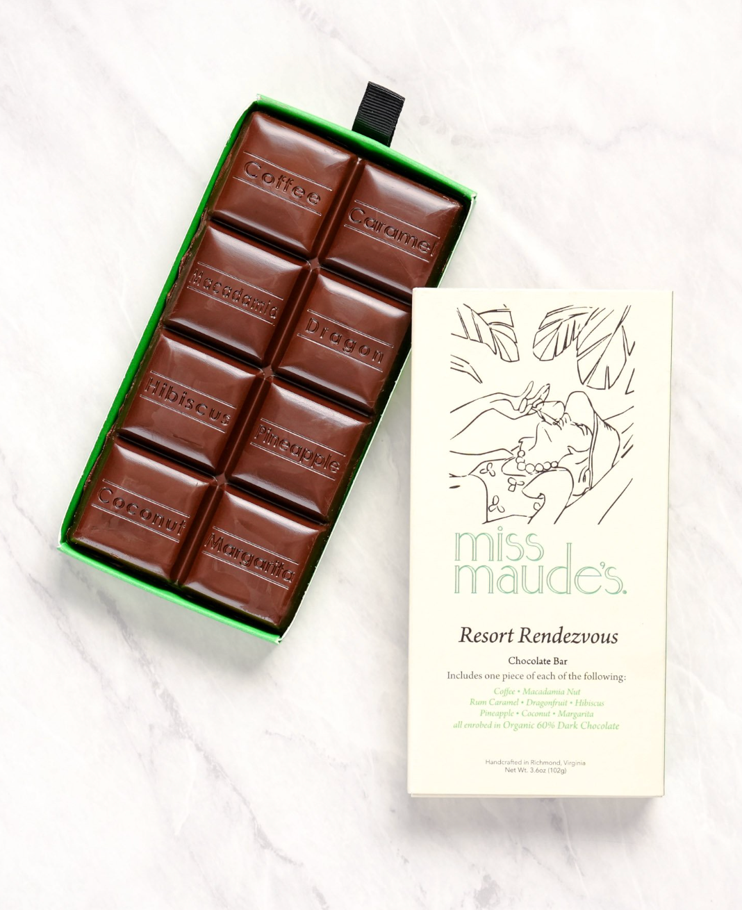 Resort Rendezvous Dark Chocolate Bar