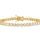 Crystal Bezel Tennis Bracelet