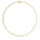 Crystal Bezel Tennis Necklace