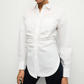 Bosco Ruched Shirt -  White