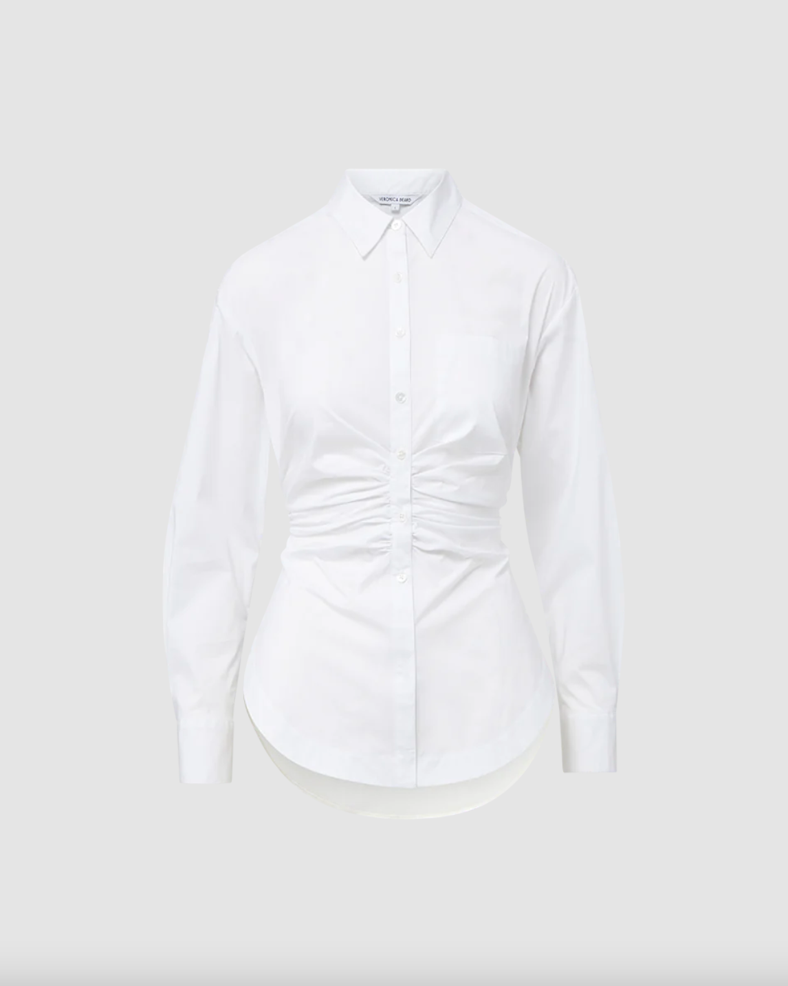 Bosco Ruched Shirt -  White