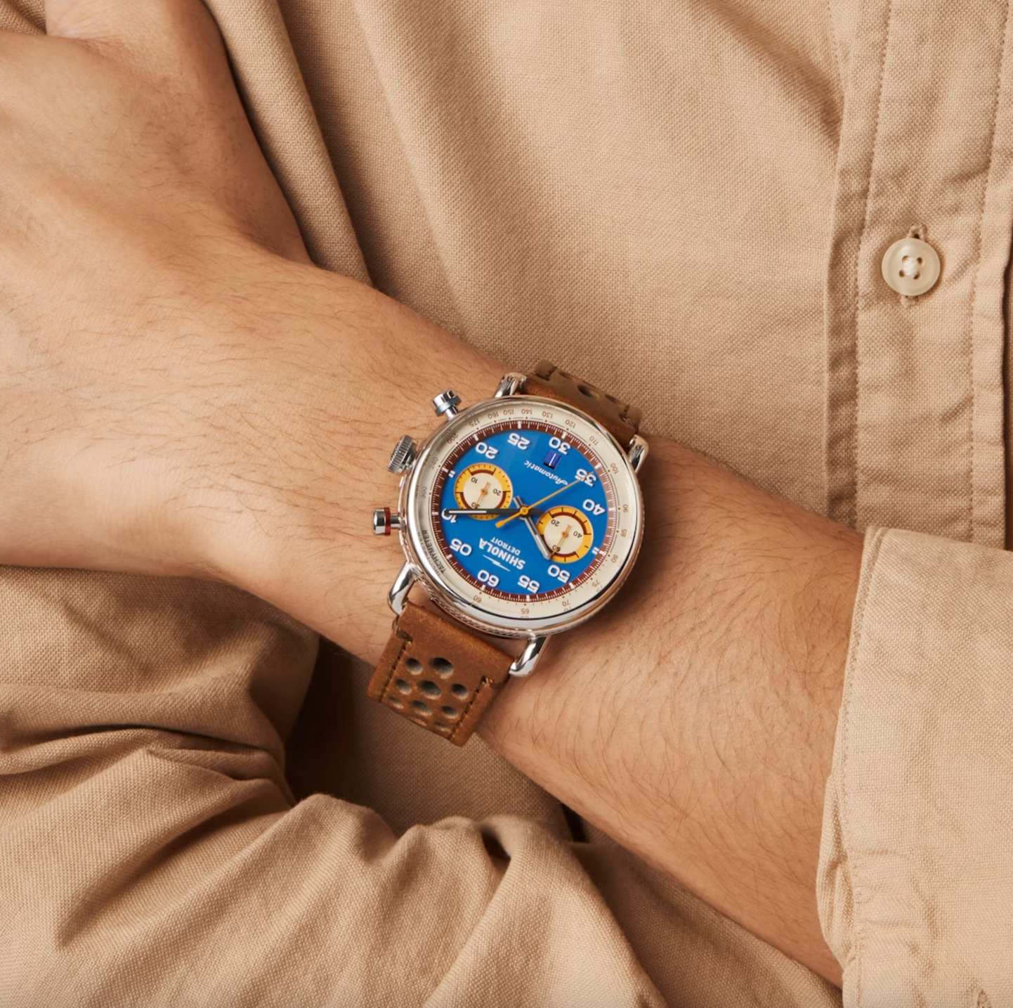 The Canfield Speedway 44mm - Horizon Blue