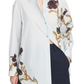 Placed Black Iris Button Down Shirt