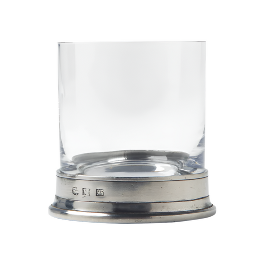 Match Pewter rocks glass