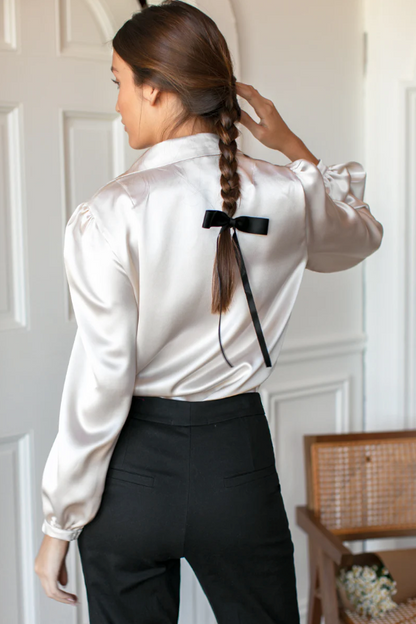Frankie Blouse - Porcelain