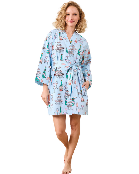 Champagne Tower Getting Ready Robe