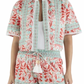 Lorna Top - Palma Printed Eyelet