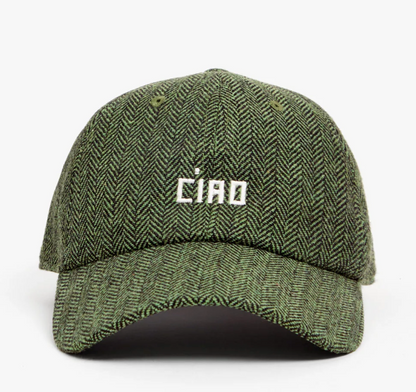 Wool Baseball Hat - Embroidered Ciao