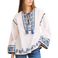 Angelica Top - Santorini Embroidery