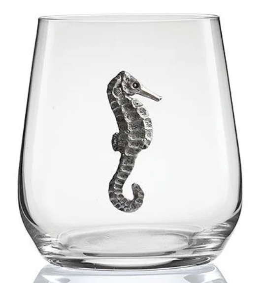 Embellished Stemless Wine Glass