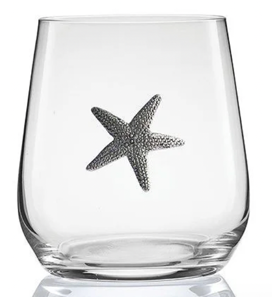 Embellished Stemless Wine Glass