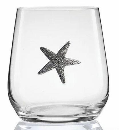 Embellished Stemless Wine Glass