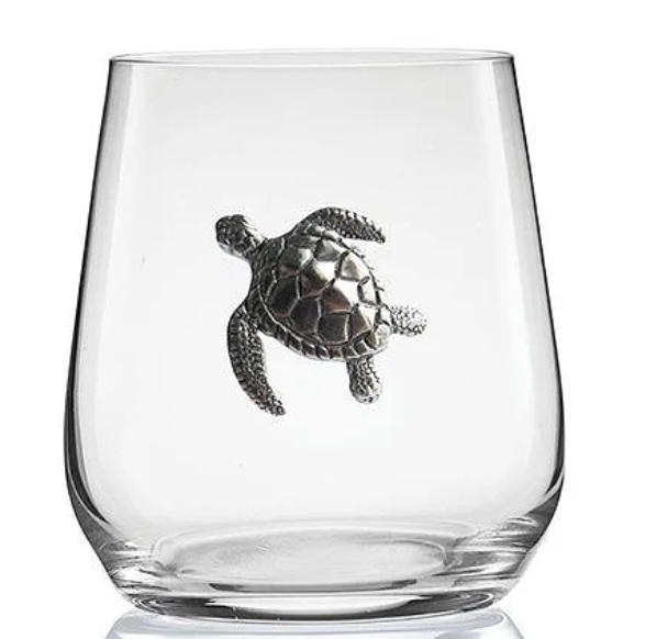 Embellished Stemless Wine Glass