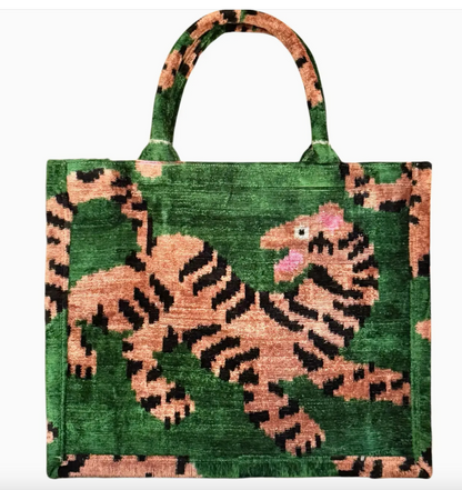 Silk Velvet Ikat Large Tote