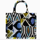 Silk Velvet Ikat Large Tote Bag - Patchwork