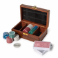 Poker Set in Wood Box