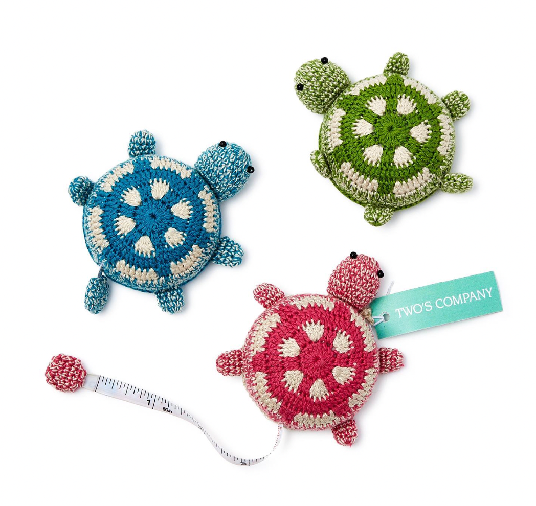 Turtle Hand-Crocheted Measuring Tape