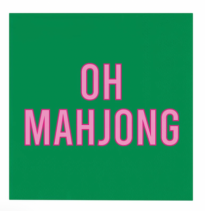 Mahjong Beverage Napkins - 20ct