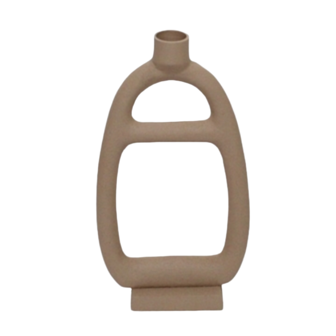 Aluminum Candleholder - Light Brown