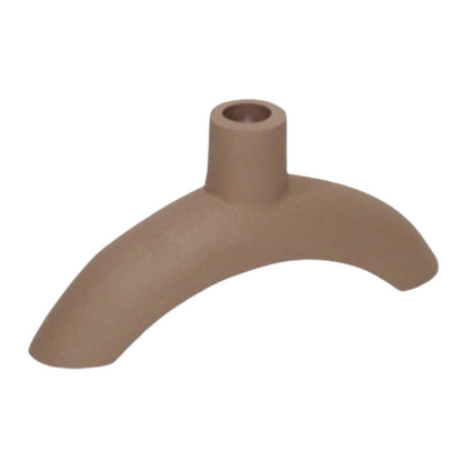 Aluminum Candleholder - Light Brown